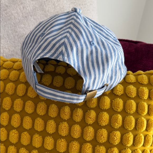 Universal Thread Blue and White Striped Hat - Picture 3 of 7